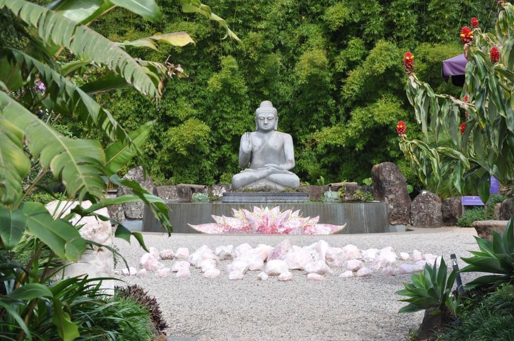 Statue In The Middle Of A Garden — JBS Mobile In Mullumbimby, NSW