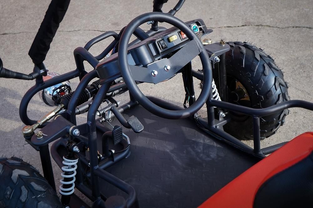 A Close Up Of The Steering Wheel Of A Go Kart — JBS Mobile In Richmond Hill, NSW