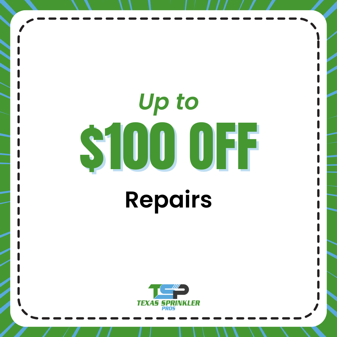 A coupon that says up to $ 100 off repairs