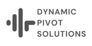 a black and white logo for dynamic pivot solutions .