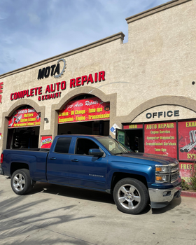 Vehicle in front of our Corona Auto Repair Shop | Mota Auto Repair