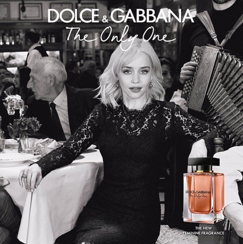EMILIA CLARKE In DOLCE & GABBANA New 'The Only One' Fragrance Campaign