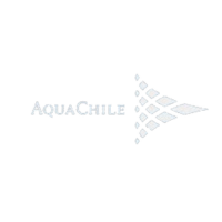 El logo de aquachile es un triángulo con puntos.