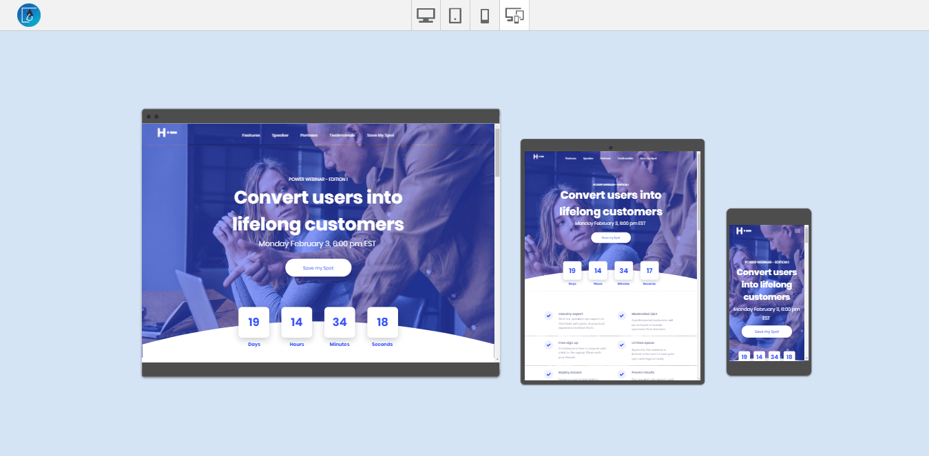 Webinar Website Templates Webinar Website Templates
