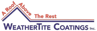 A logo for WeatherTite Coatings Inc.