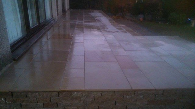patios after cleaning