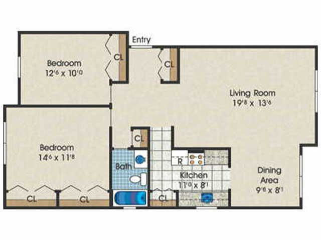 2 bedroom