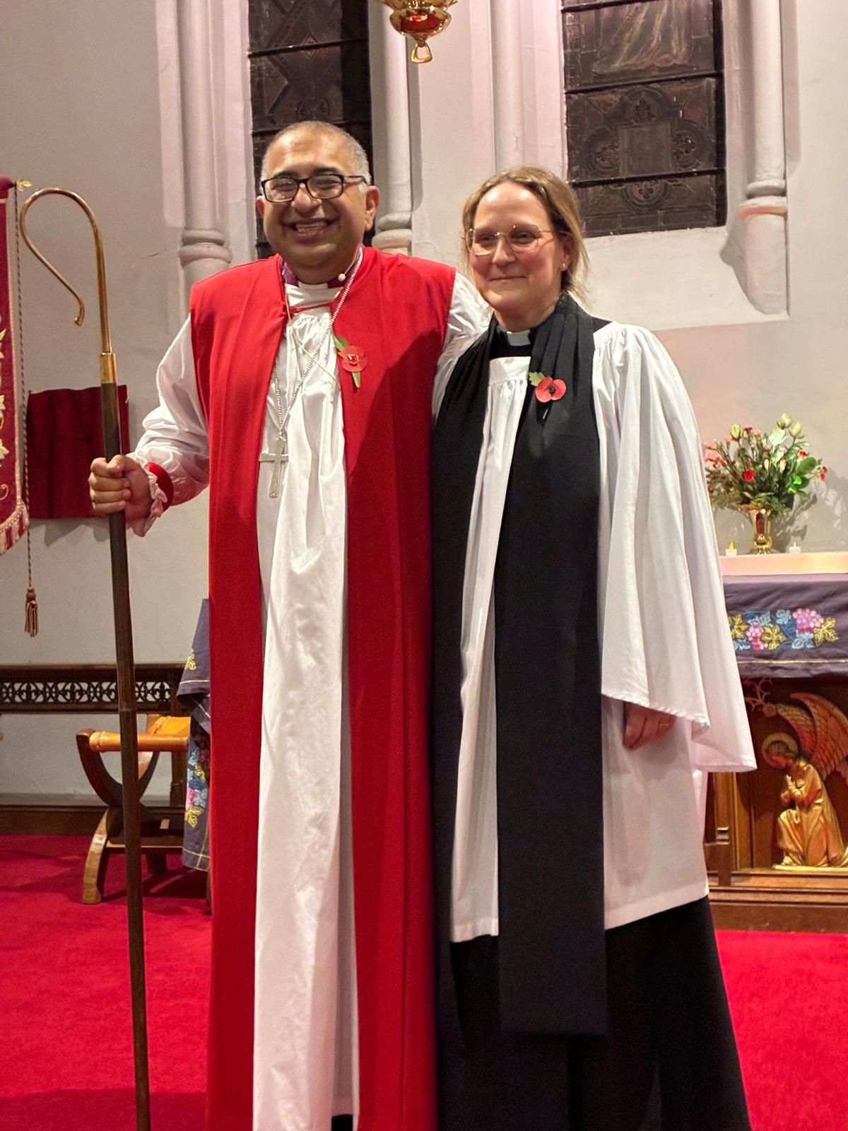 Bishop of Kirkstall and St Mary’s new Rector - Revd Andie Shaw.