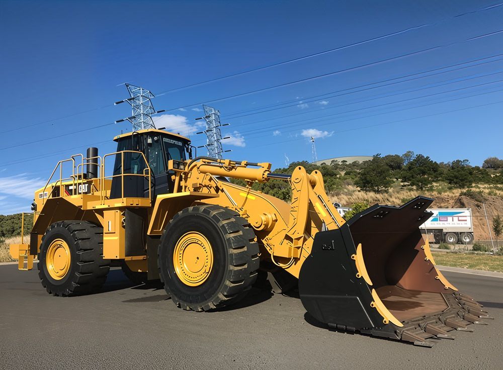 A Yellow Heavy Machinery Mechanic