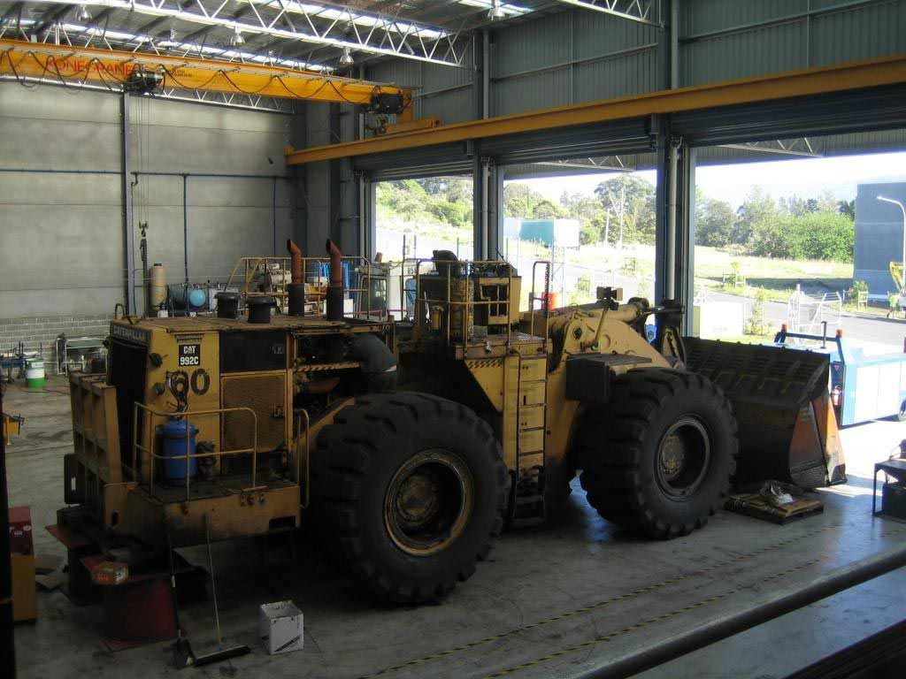 Heavy Machinery On Repair