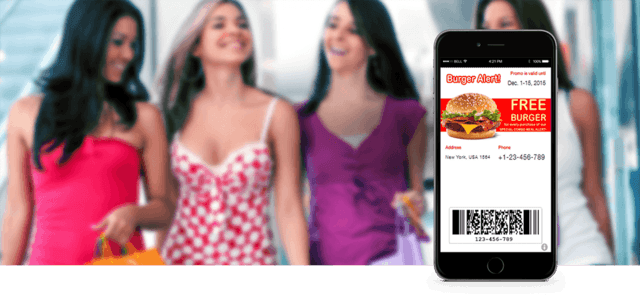 Mobile customer loyalty marketing image