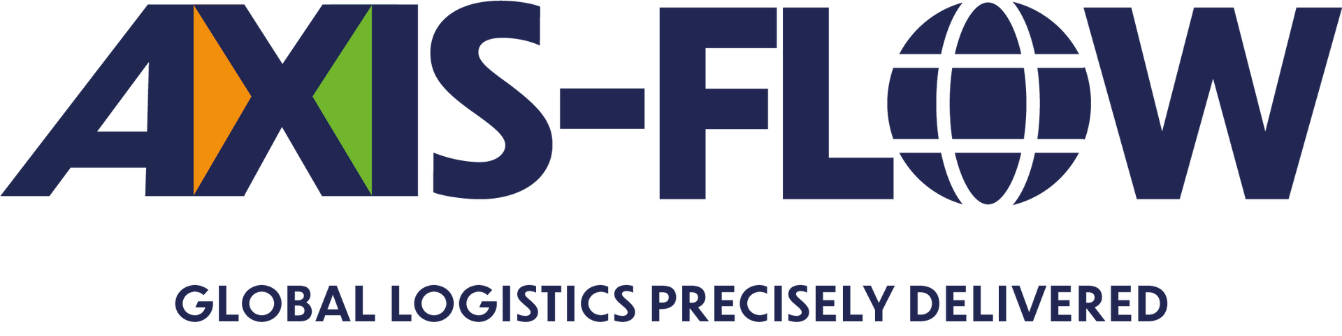 Logo: Wereldbol met groene pijl omhoog; daaronder de tekst 