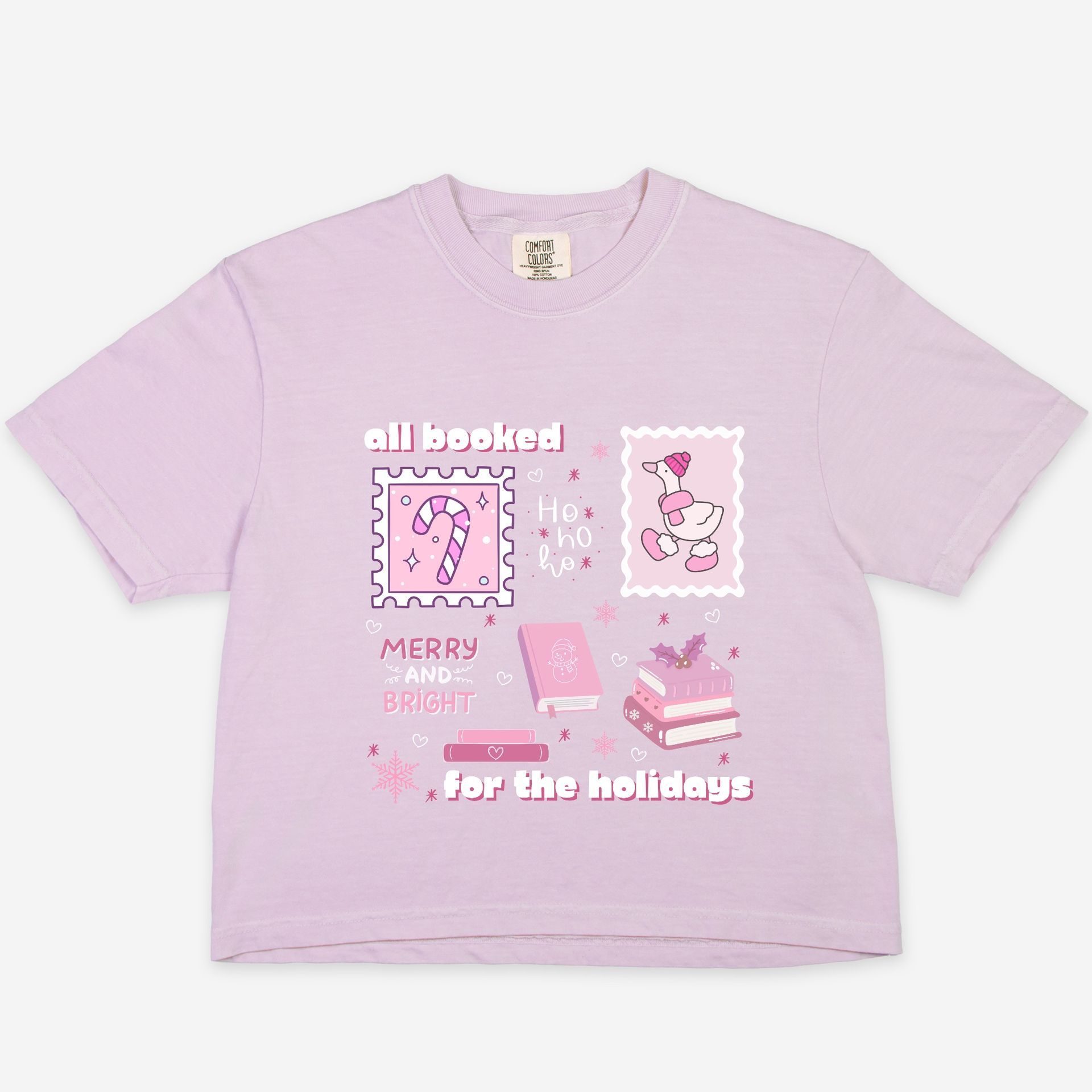 All Booked for the Holidays  Comfort Colors Tee