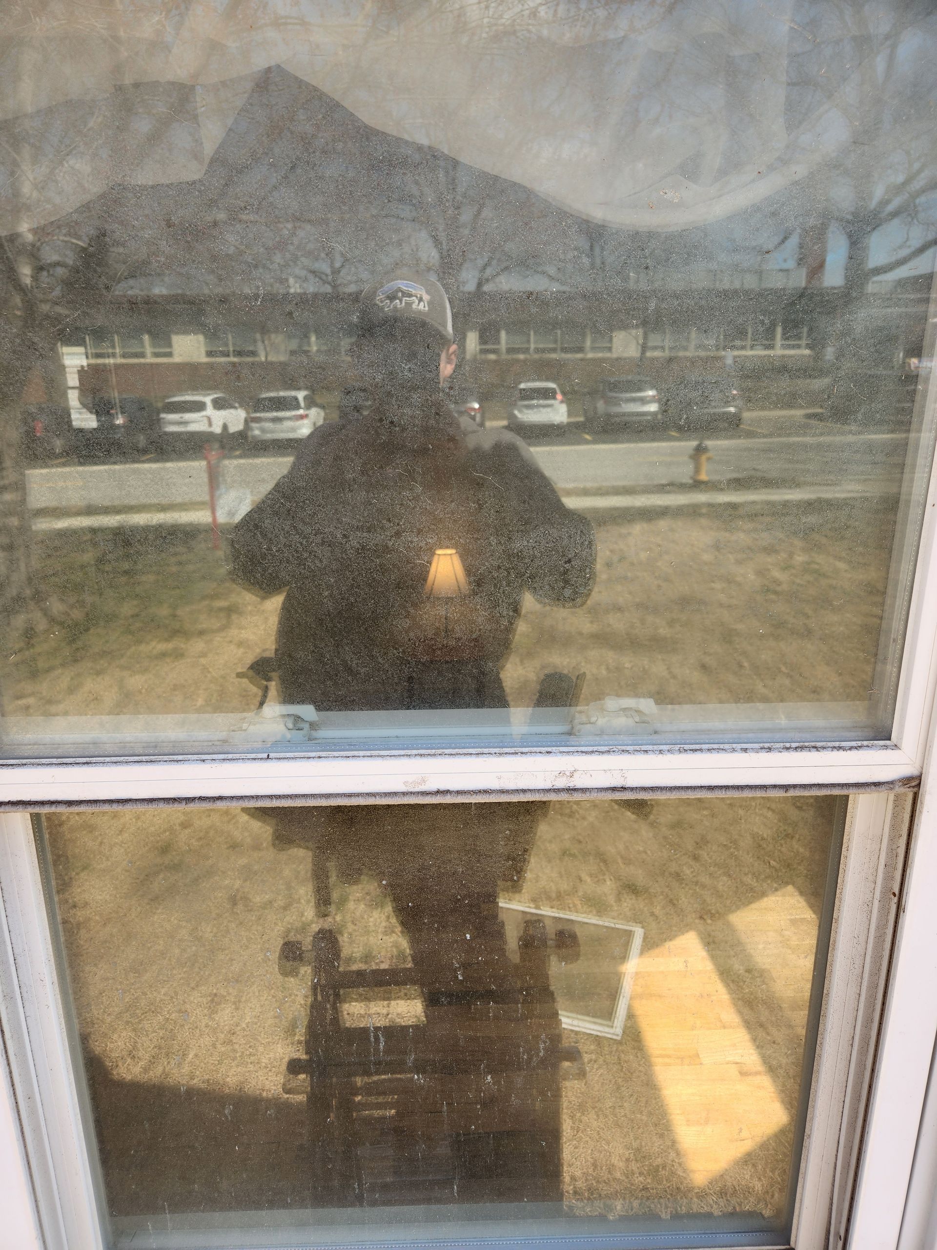 Window before cleaning – Spring Hill, KS - O’Leary Window Washing