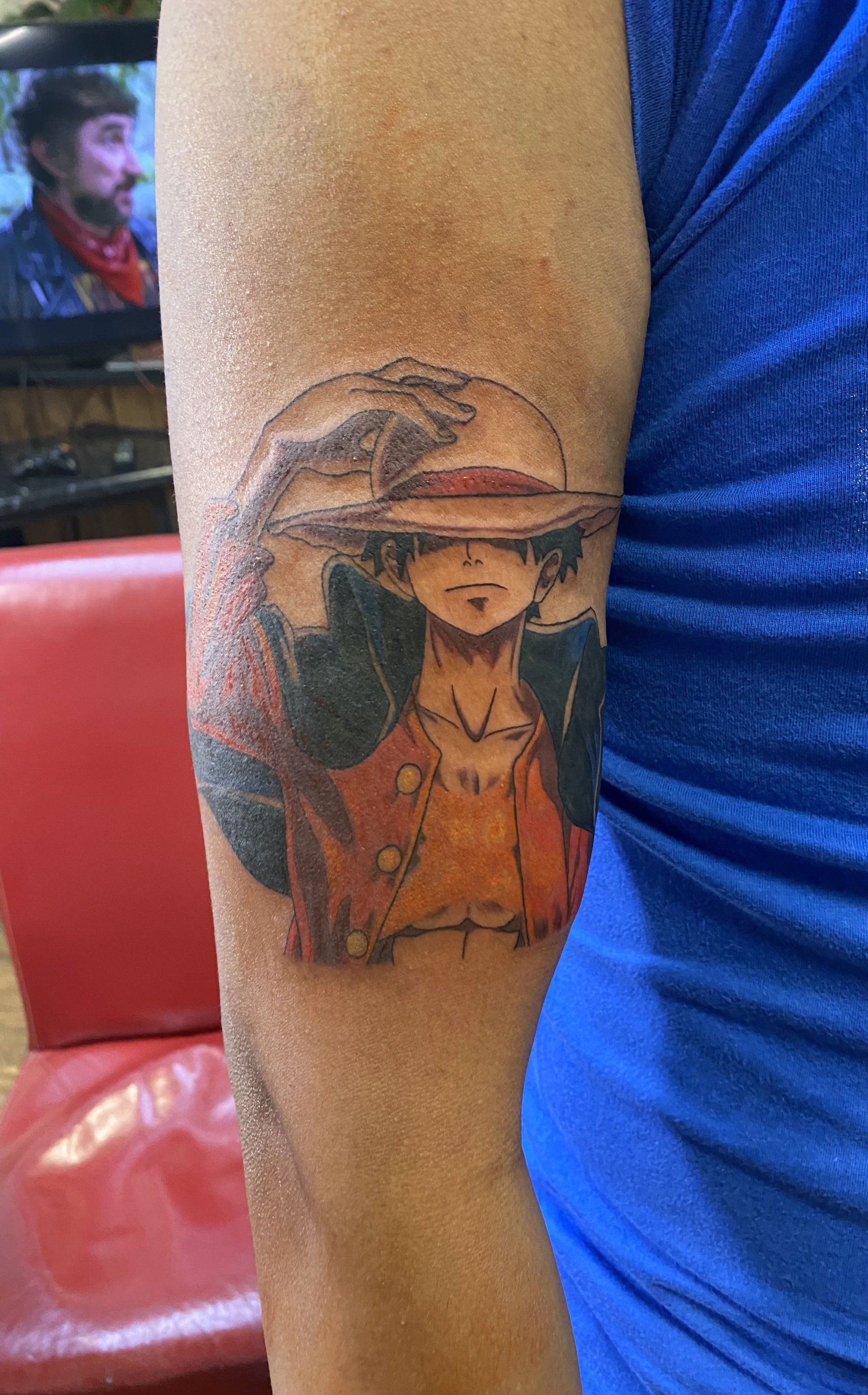 Anime tattoo colour