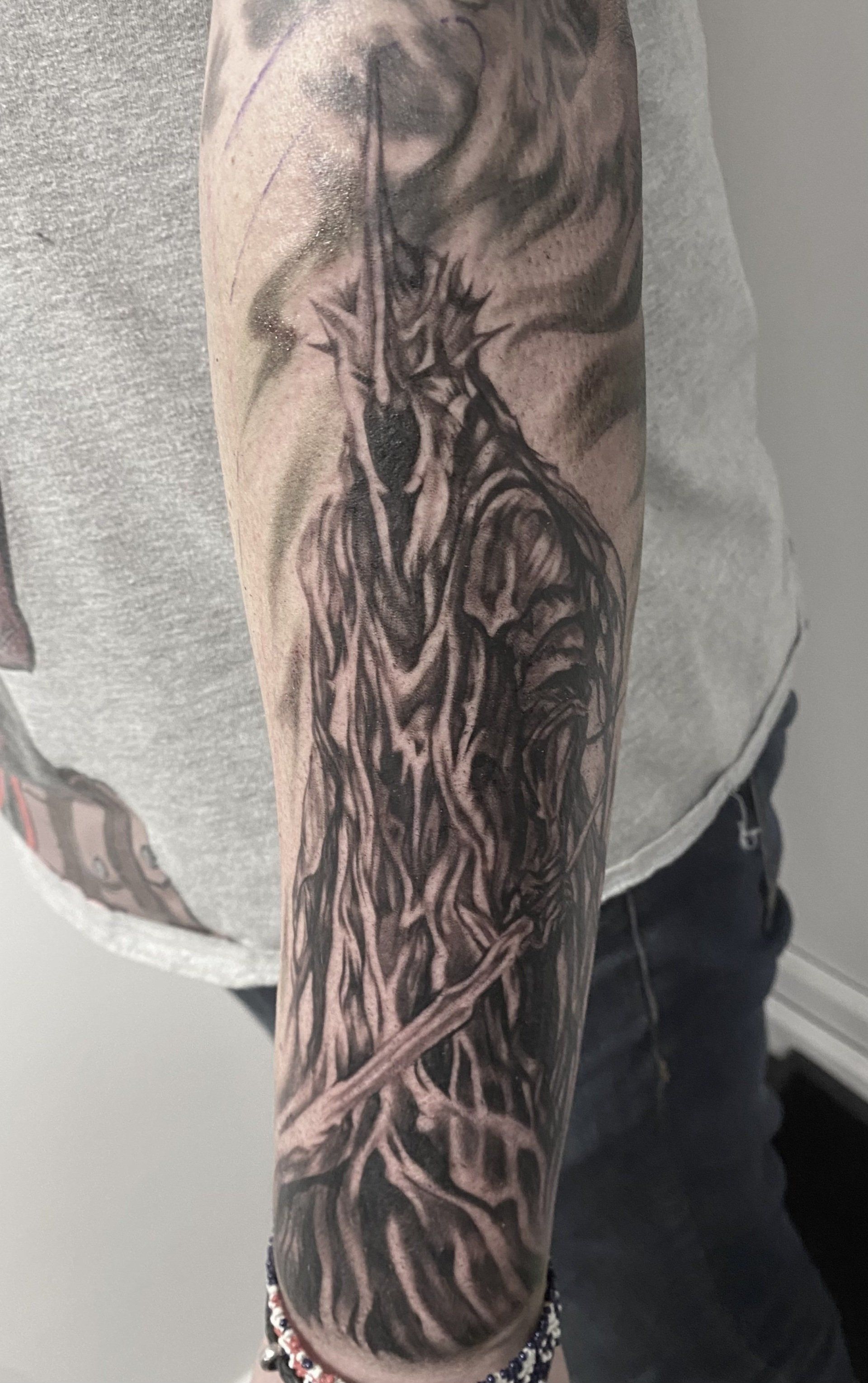 Black and grey tattoo