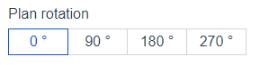 Preview of custom floor plan options -rotation