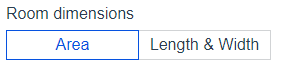 Preview of custom floor plan options - dimensions