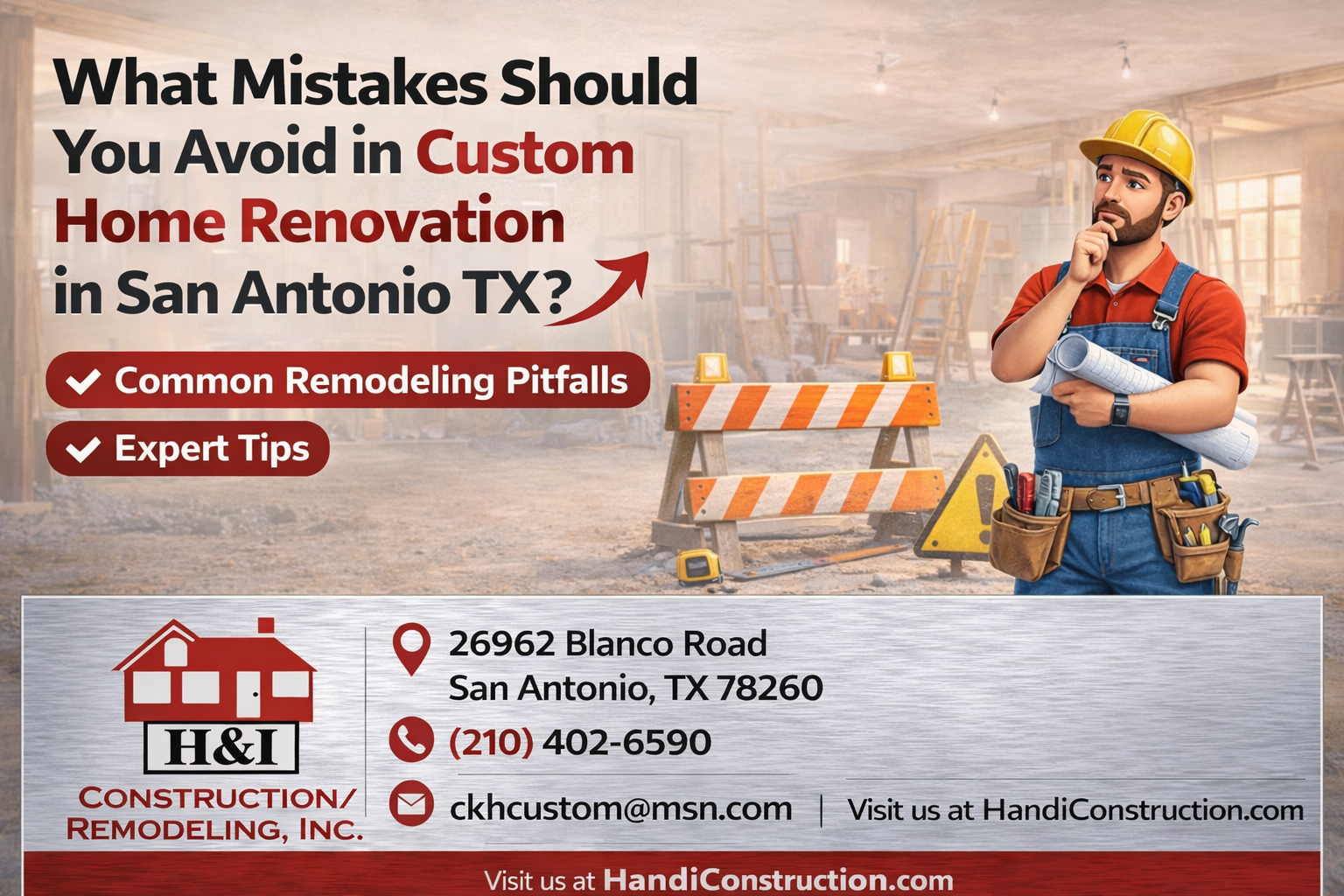 Custom home renovation in San Antonio Tx 