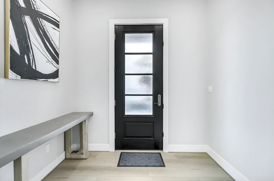 Living space in custom Port Aransas home by Innovo Residential