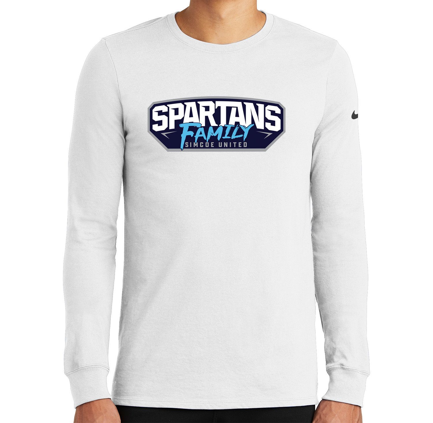 Nike Unisex Dri-Fit Long Sleeve T-Shirt SPARTANS