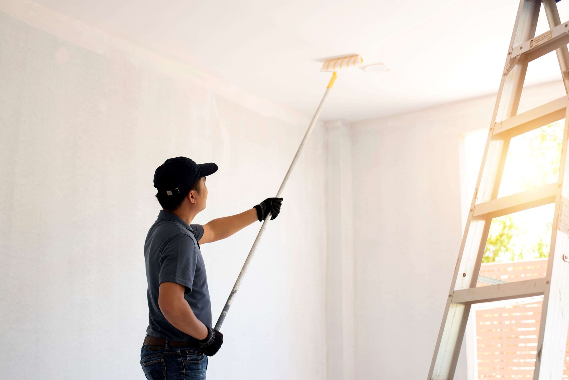 painting new drywall ceiling