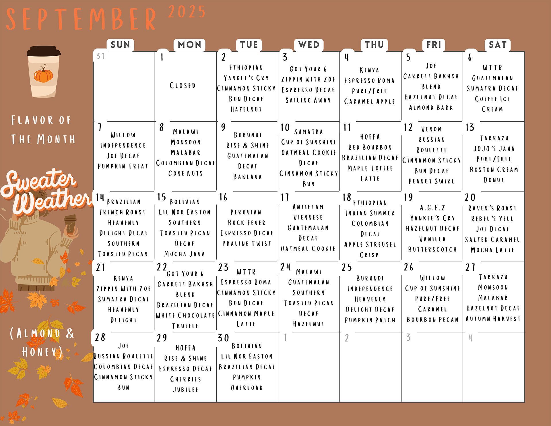 September 2025 Calendar