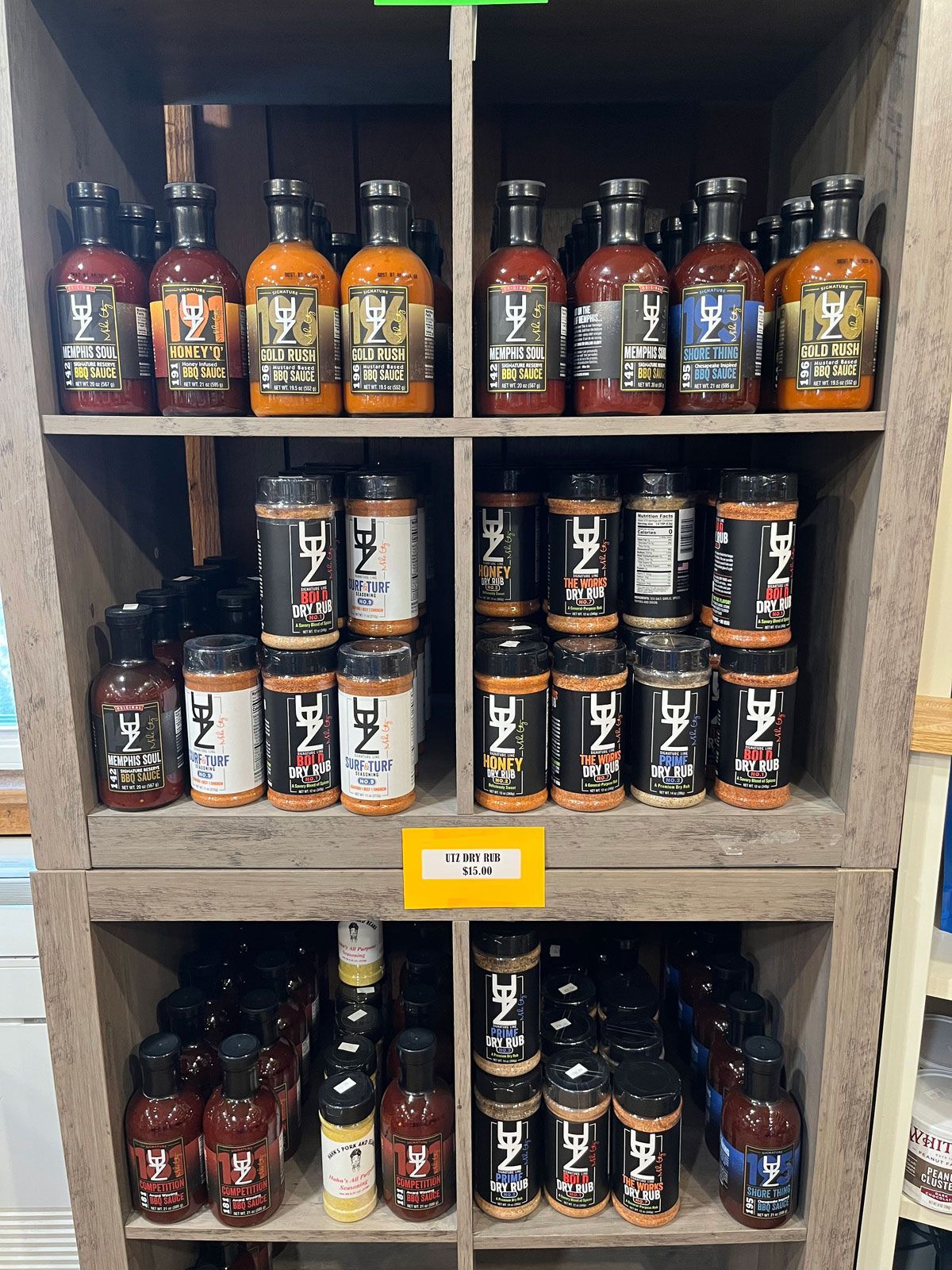 UTZ BBQ Products - rubs & Sauces