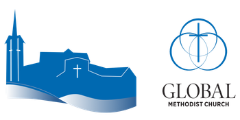 A logo for a church and the global methodist church