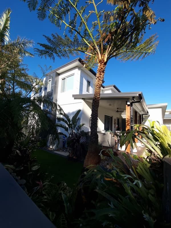 A Palm Tree In Backyard - Previous Projects in South Nowra, NSW