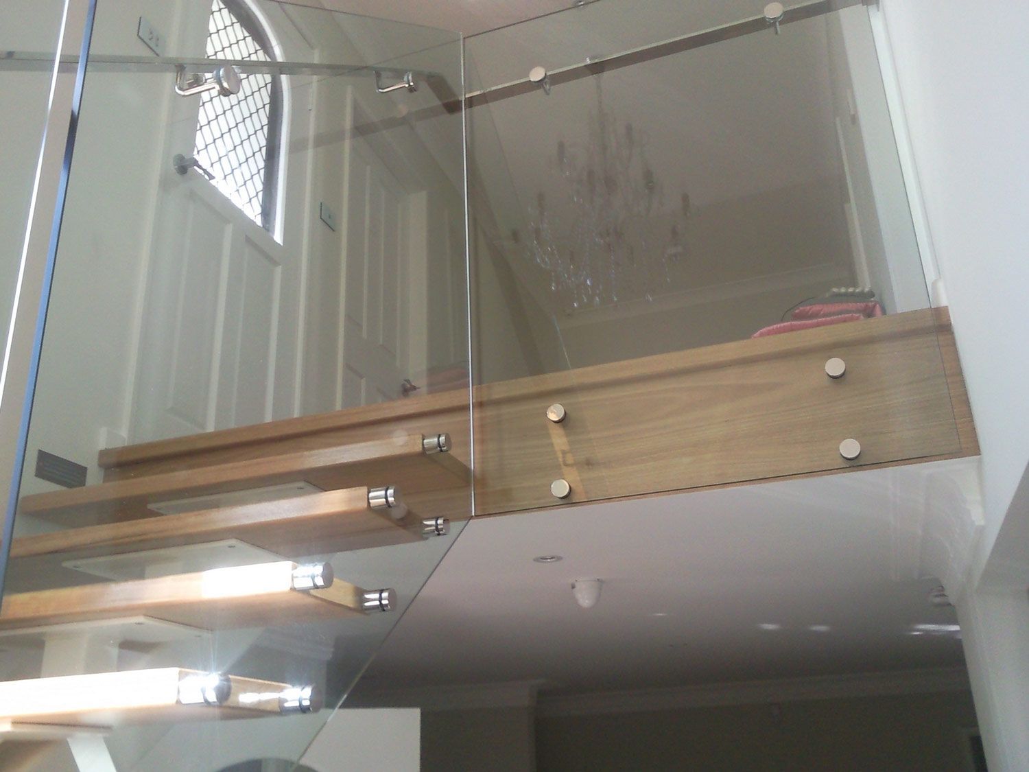 Glass Balustrades of a Staircase — Glass Windows & Doors in Shoalhaven, NSW