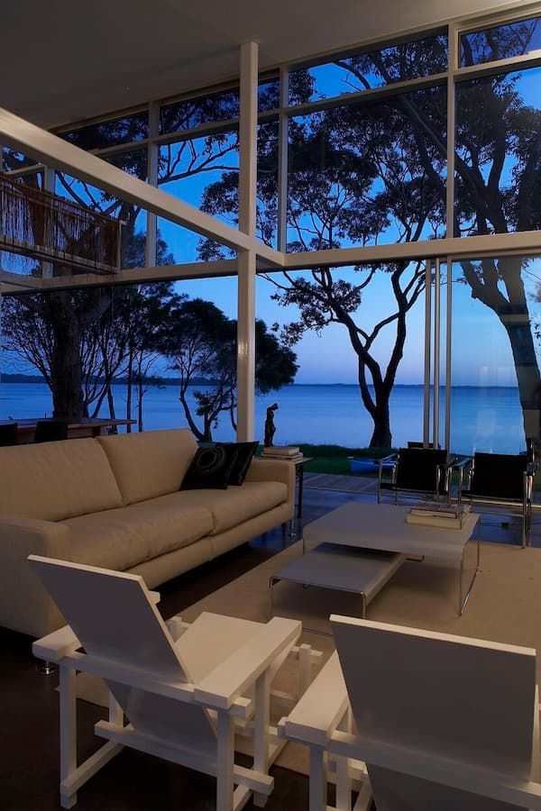 Indoor-Outdoor Area Living Space With Furniture - Previous Projects in South Nowra, NSW