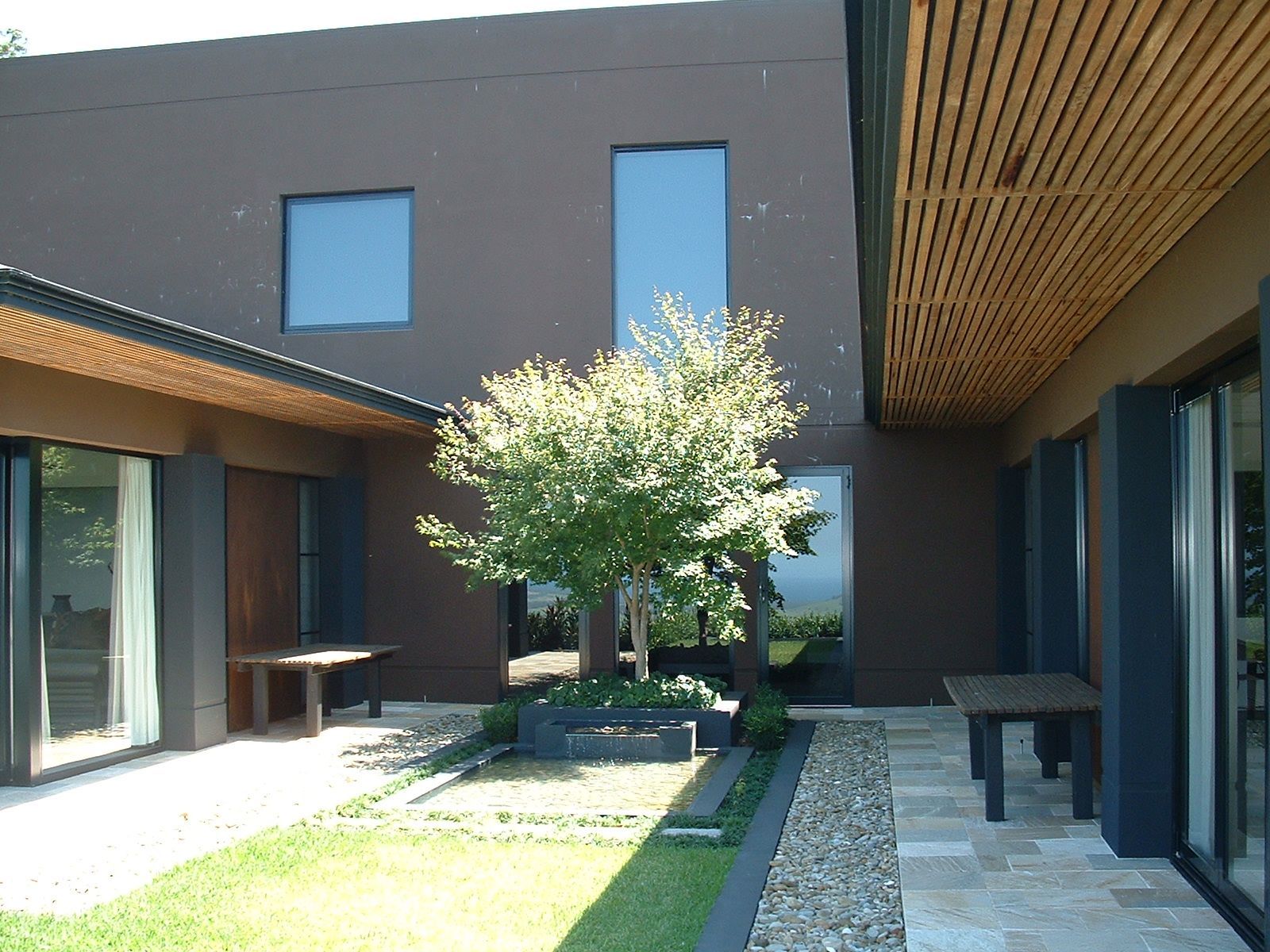 Modern Outdoor Area — Aluminium Doors And Windows in South Nowra, NSW