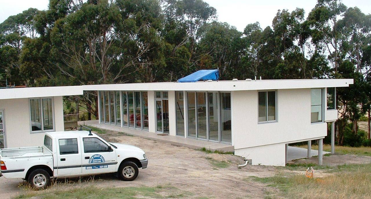 Full Glass Windows and Door in an Office — Glass Windows & Doors in Shoalhaven, NSW