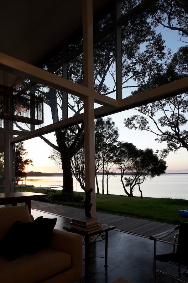 A Living Room With A View Of The Water - Previous Projects in South Nowra, NSW
