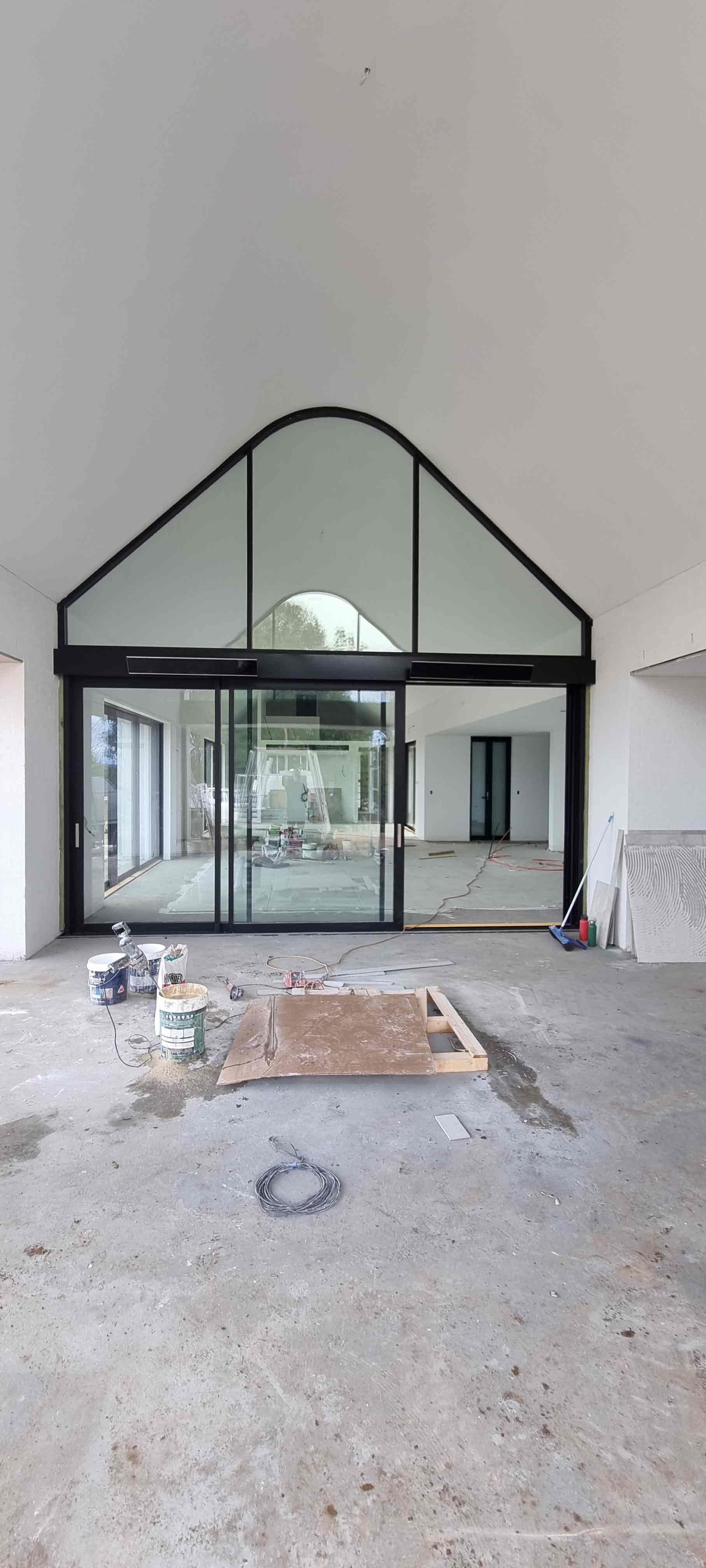 A House with Glass Partition— Glass Windows & Doors in Shoalhaven, NSW