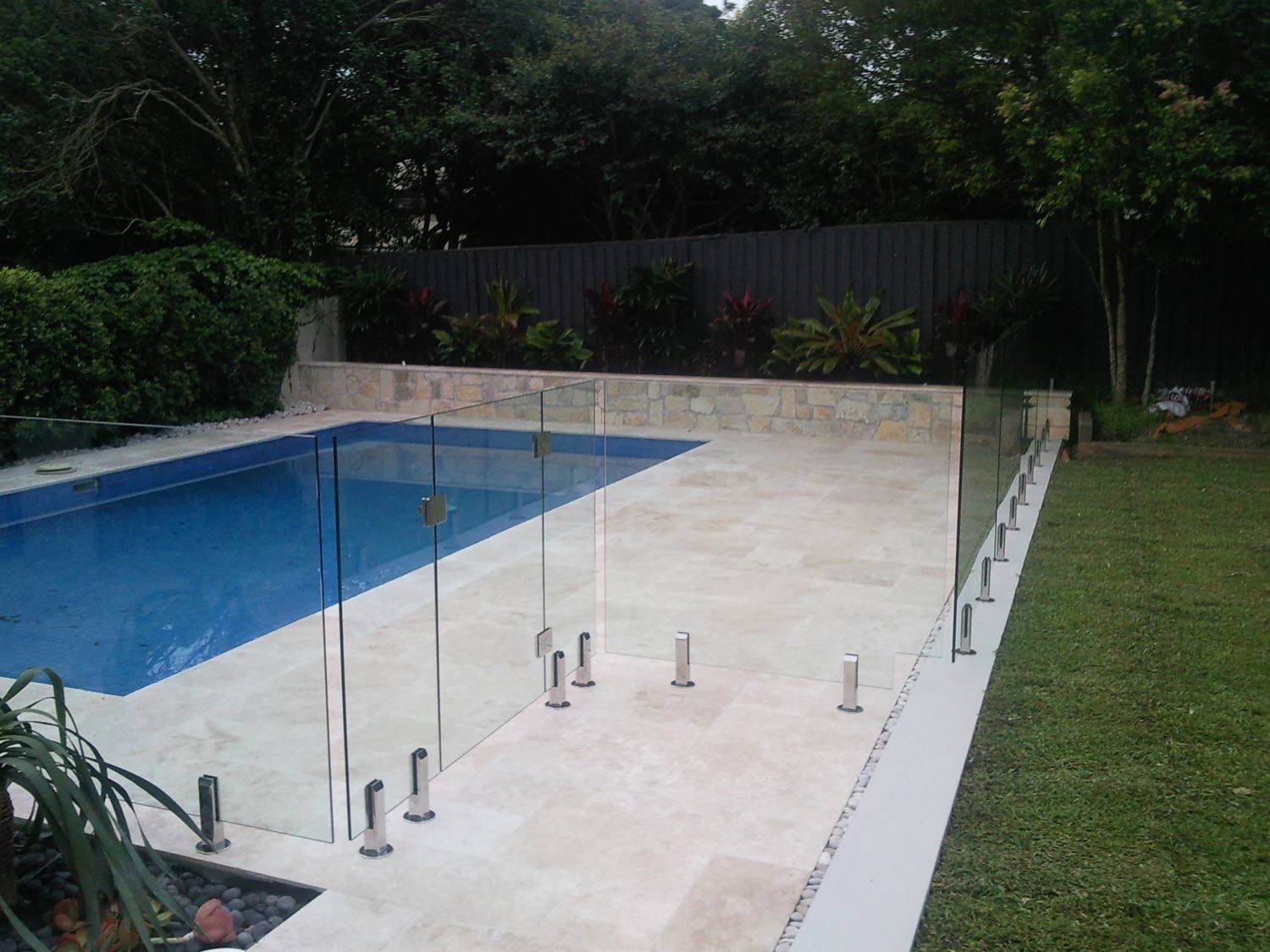 A Clean and Modern Pool with Fencing — Glass Windows & Doors in Shoalhaven, NSW