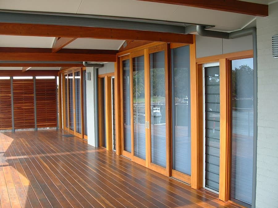 Doors Made Of Glass And Woods - Previous Projects in South Nowra, NSW