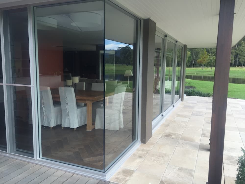 Outdoor Sliding with Stacking Doors — Previous Projects in South Nowra, NSW