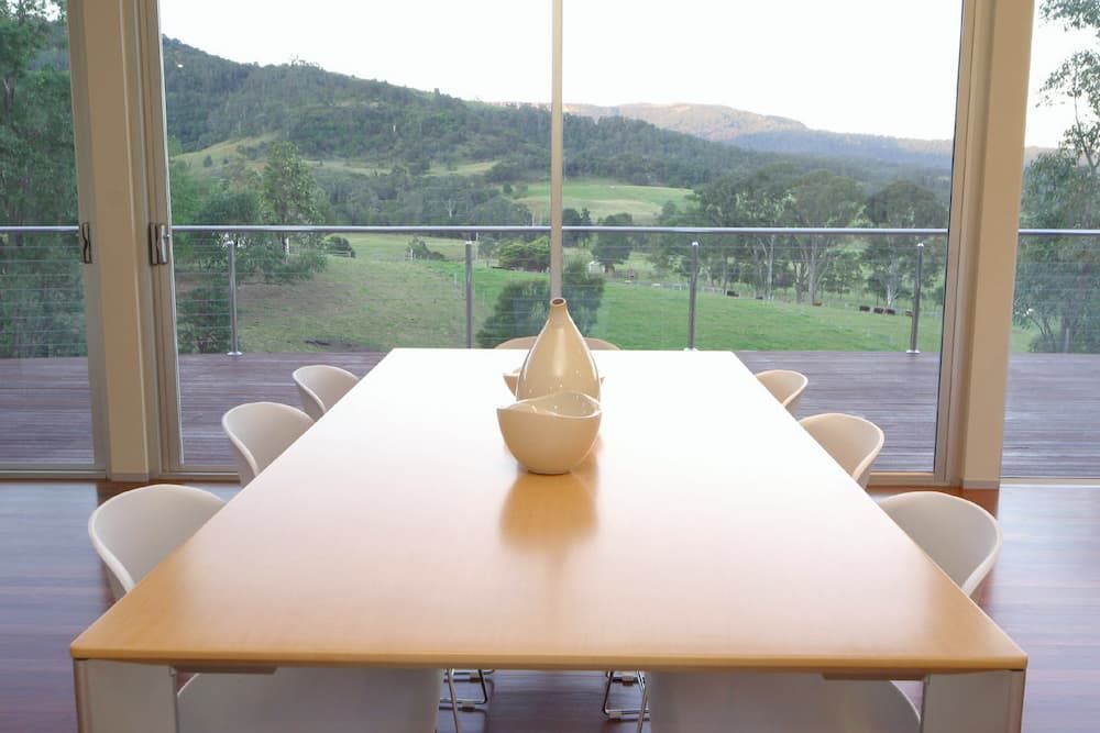 Dining Table With Overlooking View — Previous Projects in South Nowra, NSW