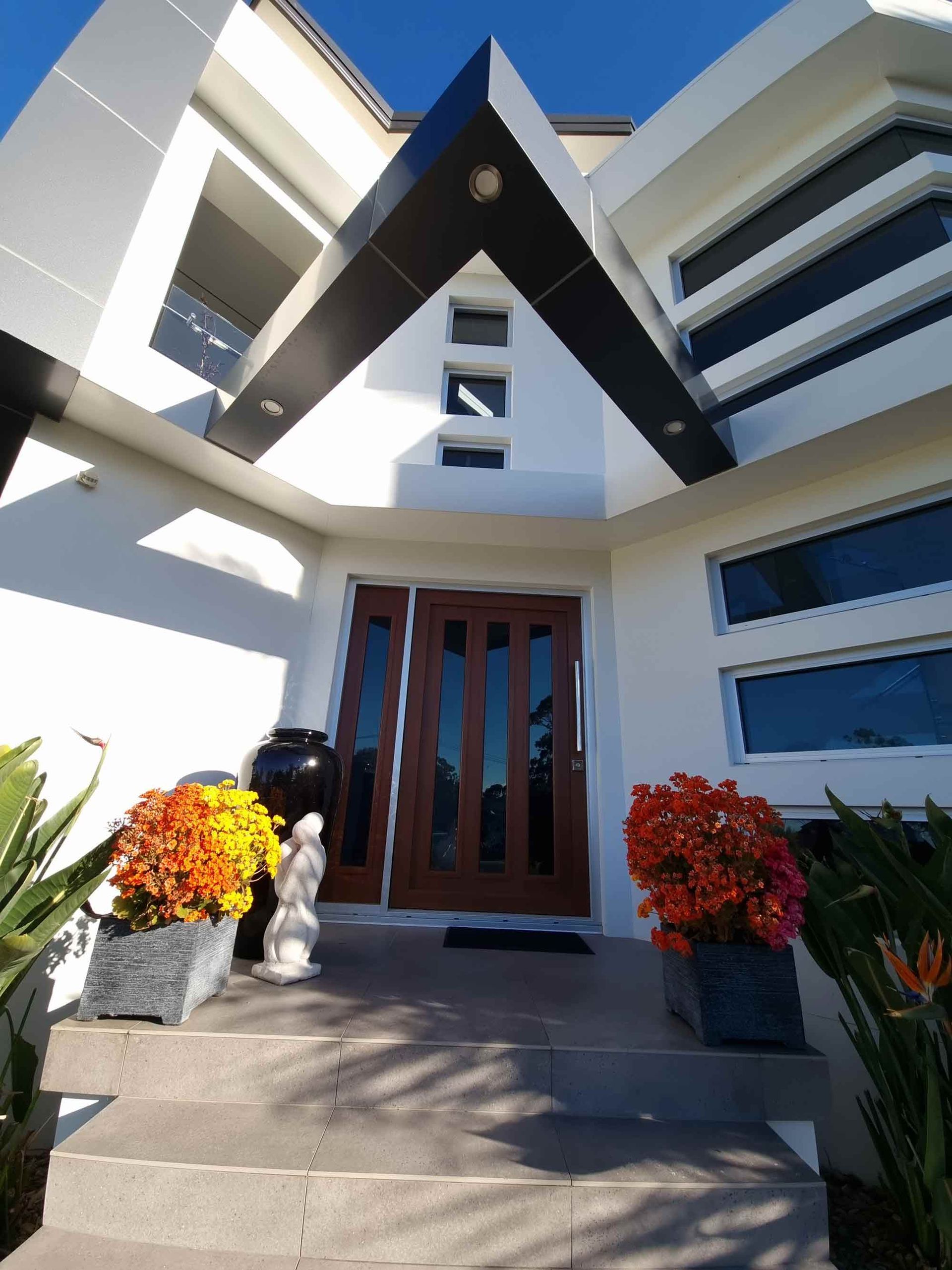A New House with Long Horizontal Windows — Glass Windows & Doors in Shoalhaven, NSW