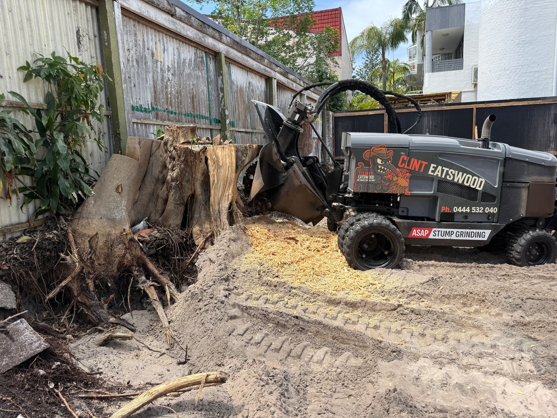 stump grinding