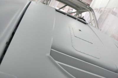 Painting of car part