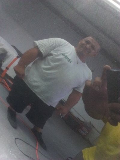 A man taking a picture of himself in a mirror