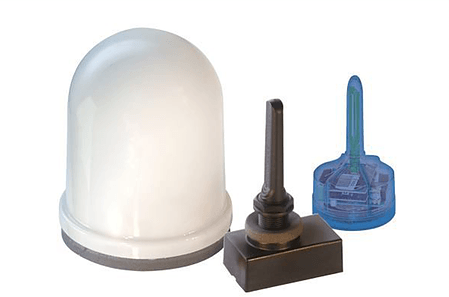 A group of objects sitting next to each other on a white background.