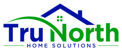 TruNorth Home Solutions logo in blue and green with a stylized house roof