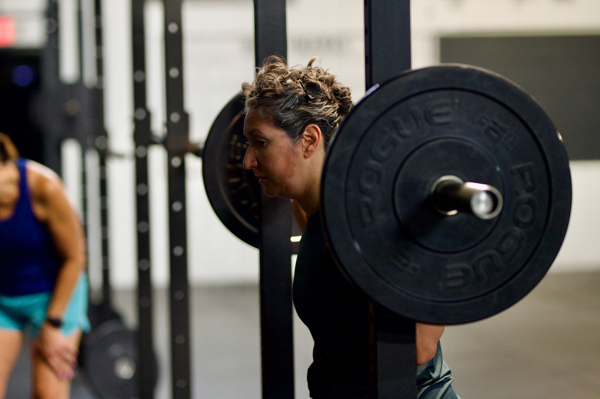 lifting weights at Warehouse Athletics in Lititz, PA