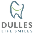 The logo for Dulles Life Smiles.