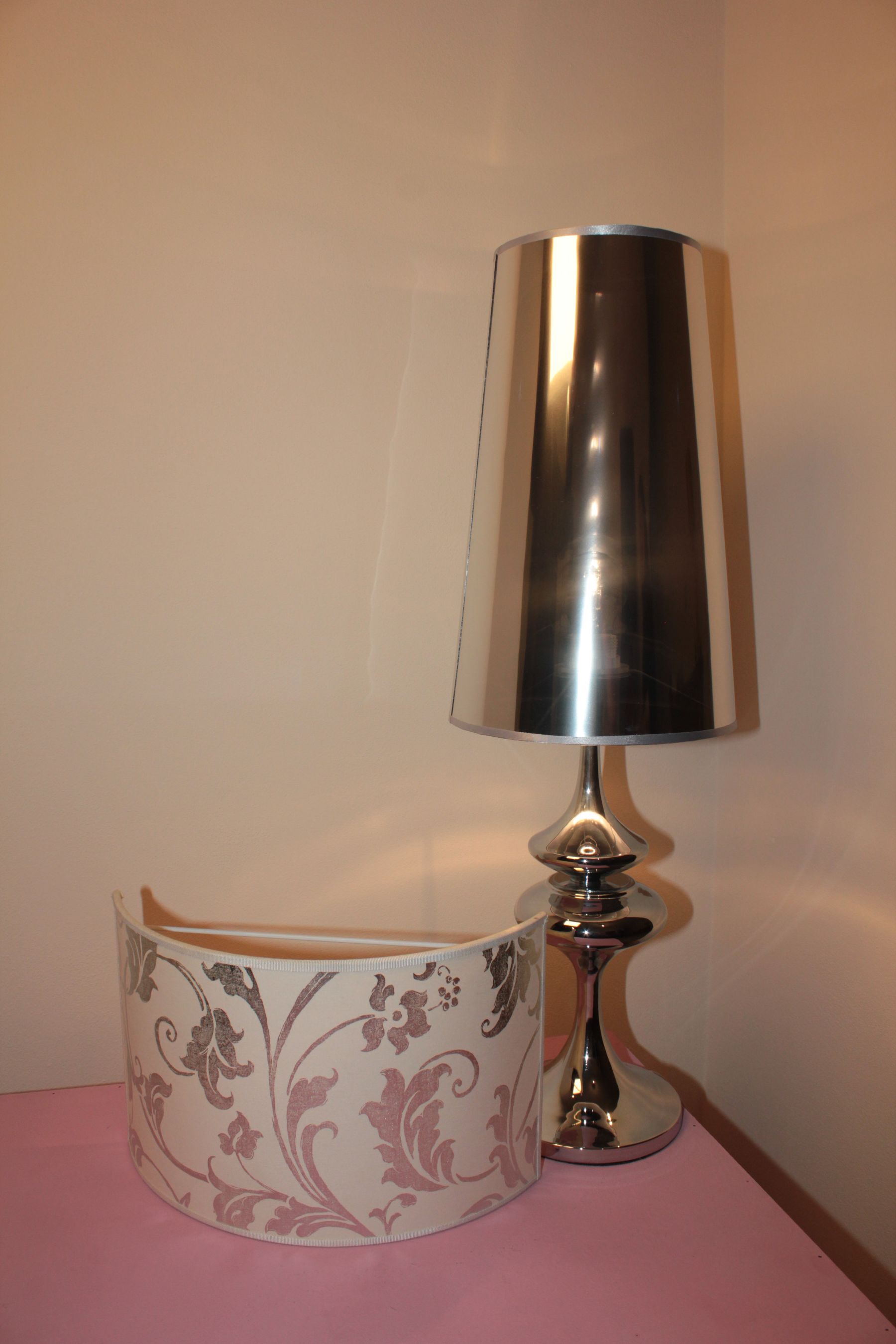 Lampade in cristallo e metallo