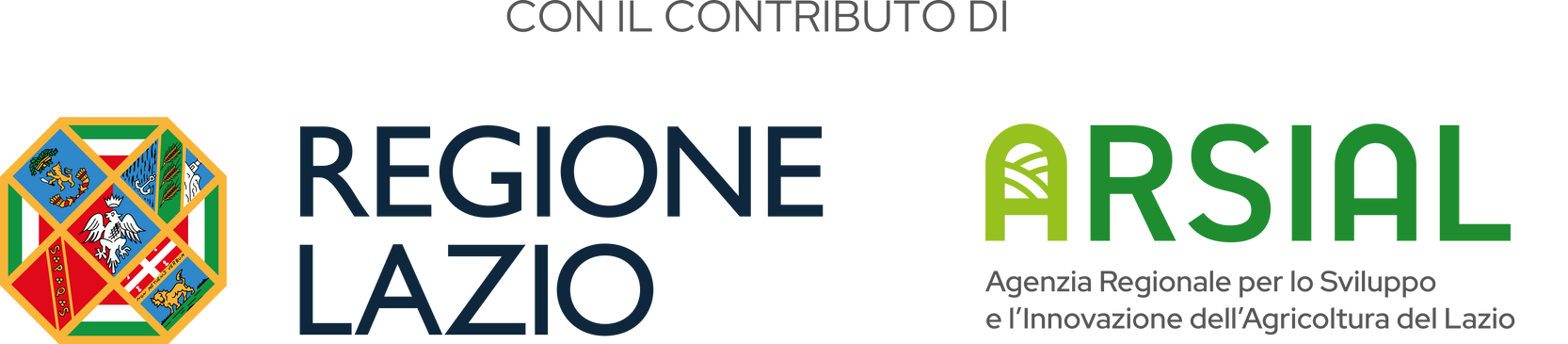 Logos: Regione Lazio, Comune di Viterbo, ARSIAL.